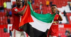 Pogba, Diallo hold up Palestine flag at Manchester United&nbsp;match