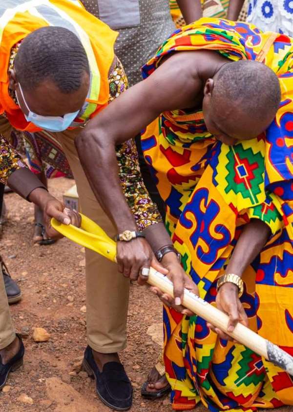 Amansie South; District Chief Executive Cuts Sod For Developmental Projects To Completed In&nbsp;2022