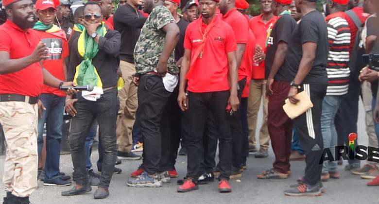 Striking photos] Arise Ghana ends day two of ”Krom Ay3 Shi’&nbsp;demo