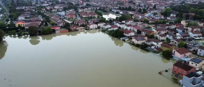 Flood in Italy Emilia Romagna : the CDM deliberates the state of emergency. 