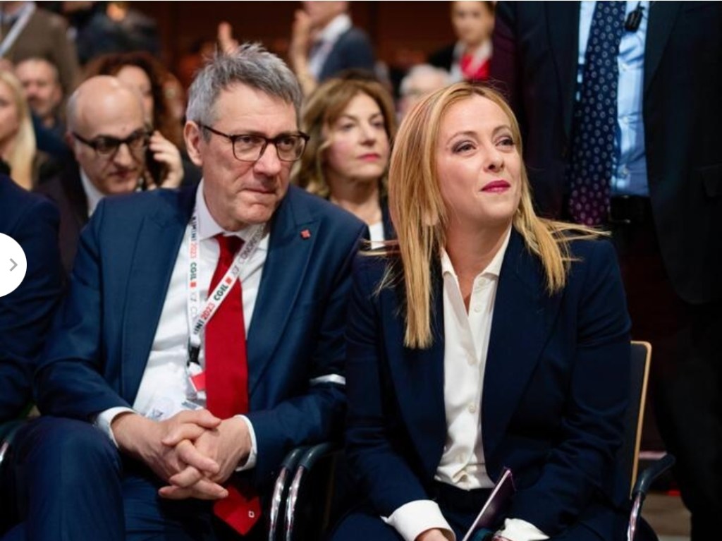 Meloni is a p…’, the prime minister posts a video of insults to the CGIL march. The condemnation of Landini and&nbsp;Pd