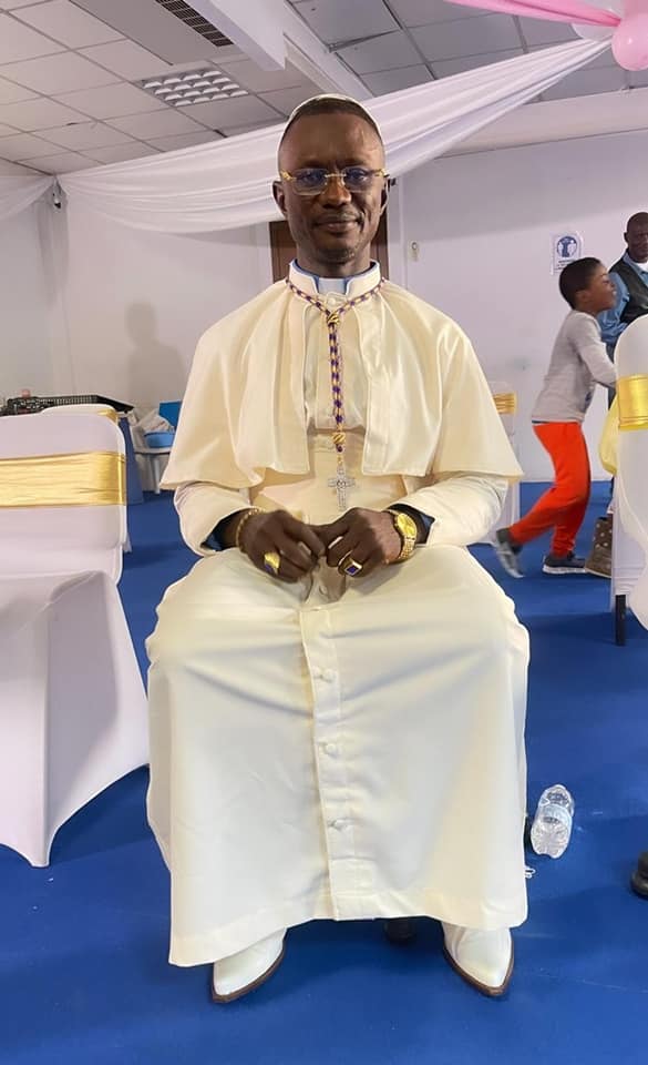 THE CEO OF KINGDOM PPOWER CHURCH OF ALL NATIONS AND KINGDOM POWER BIBLE COLLEGE ARCHBISHOP DR. DR. RICHARD NANA&nbsp;AKWABOA..