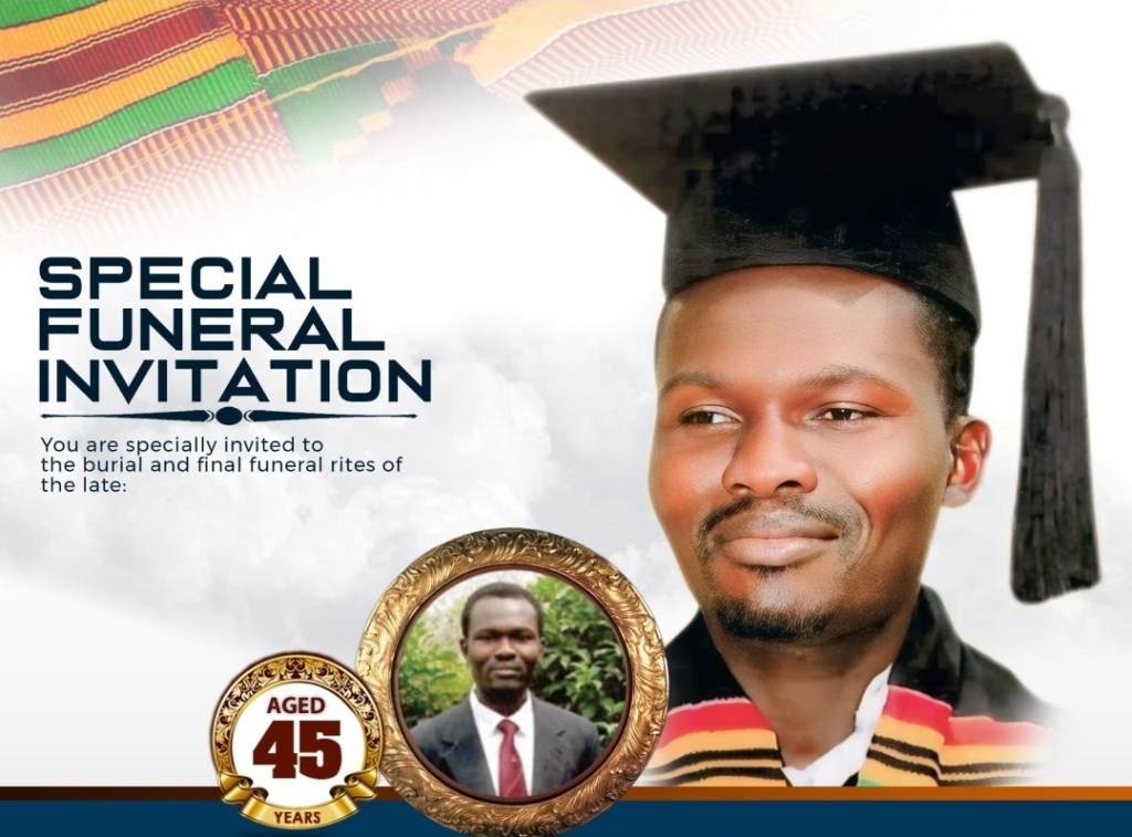 SPECIAL FUNERAL INVITATION