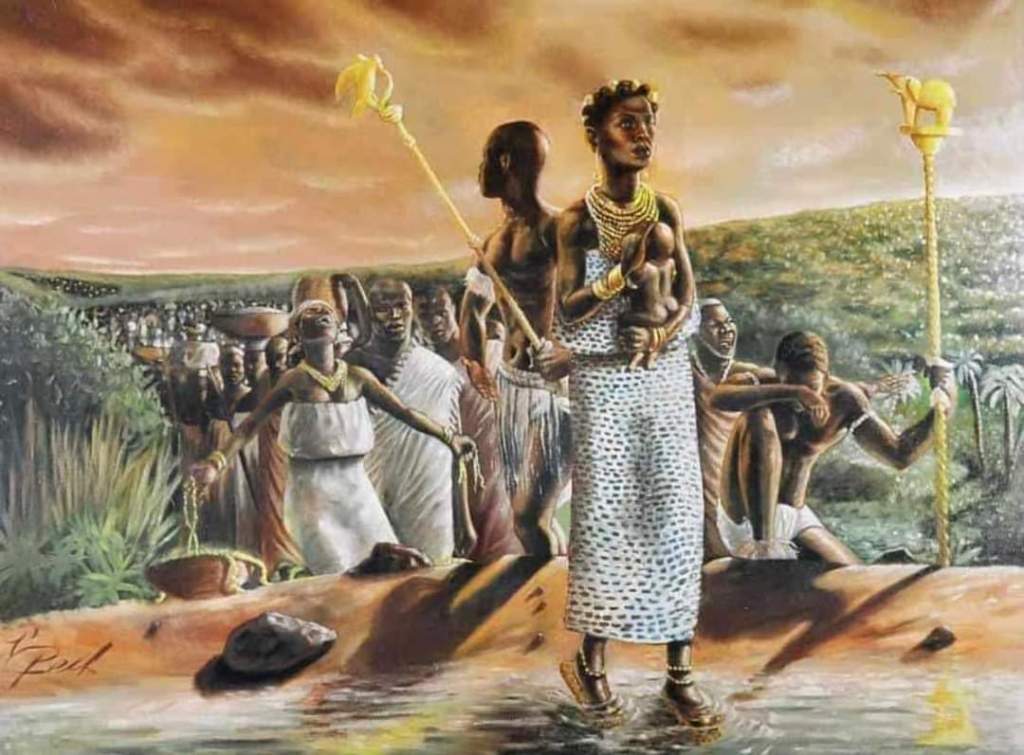 QUEEN ABLA POKOU (Abena Pokua), THE ASANTE PRINCESS WHO ESTABLISHED THE BAOULE KINGDOM OF IVORY COAST.