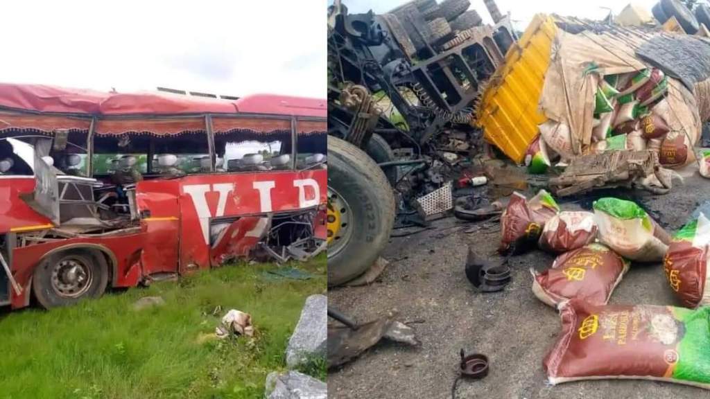 Gory accident on Accra-Kumasi highway&nbsp;.