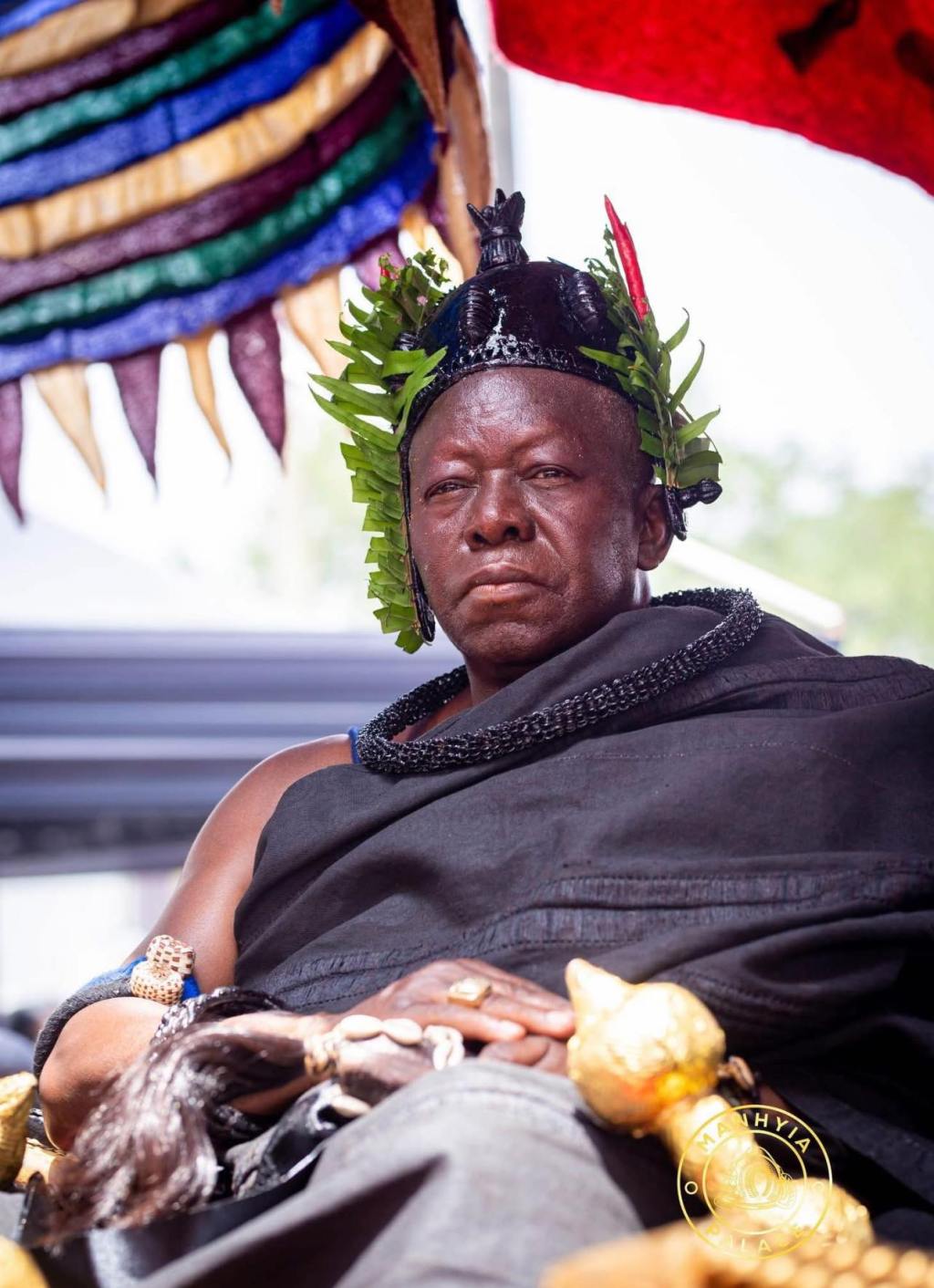 Komfo Anokye’s ‘Mother’ Agonahemaa Wears White to Asantehemaa&nbsp;Funeral