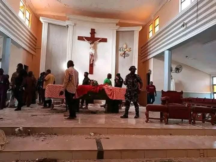 This is the mass killing that happened in a Catholic Church in Ondo State on a Sunday morning during&nbsp;sermon.