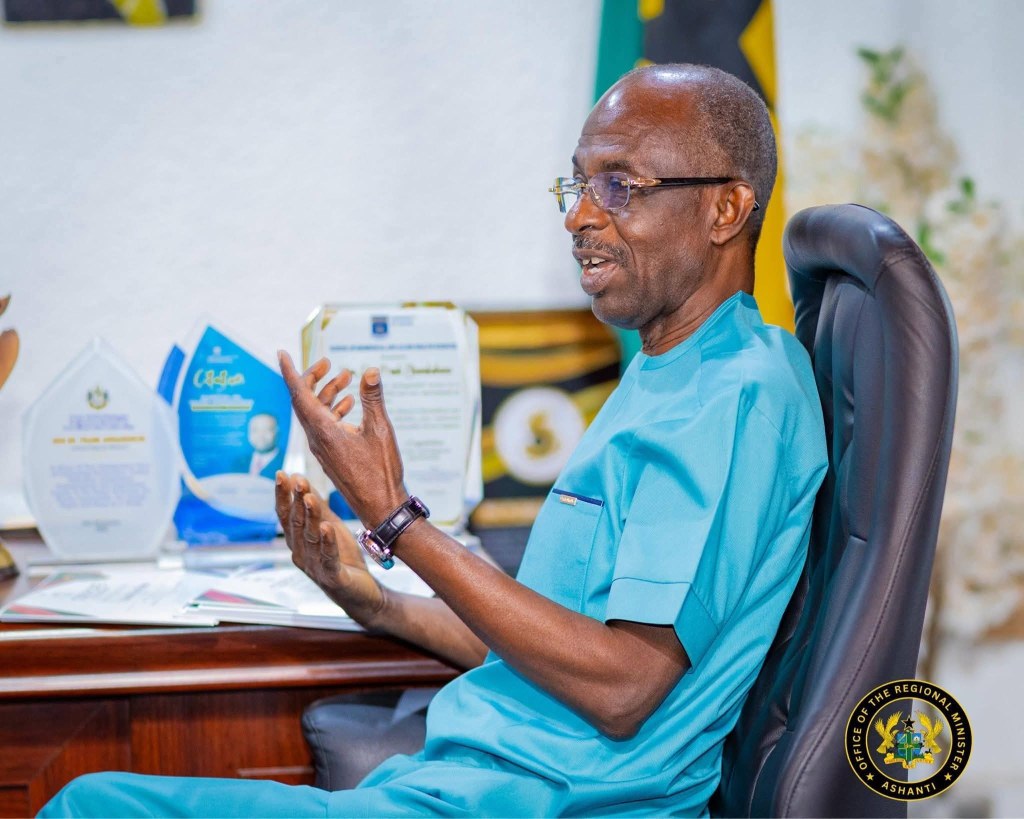 The Ashanti Regional Minister, Hon Amoakohene, welcomed the National Democratic Congress’ National Chairman, Johnson Asiedu Nketia, at the Regional Coordinating Council&nbsp;today.